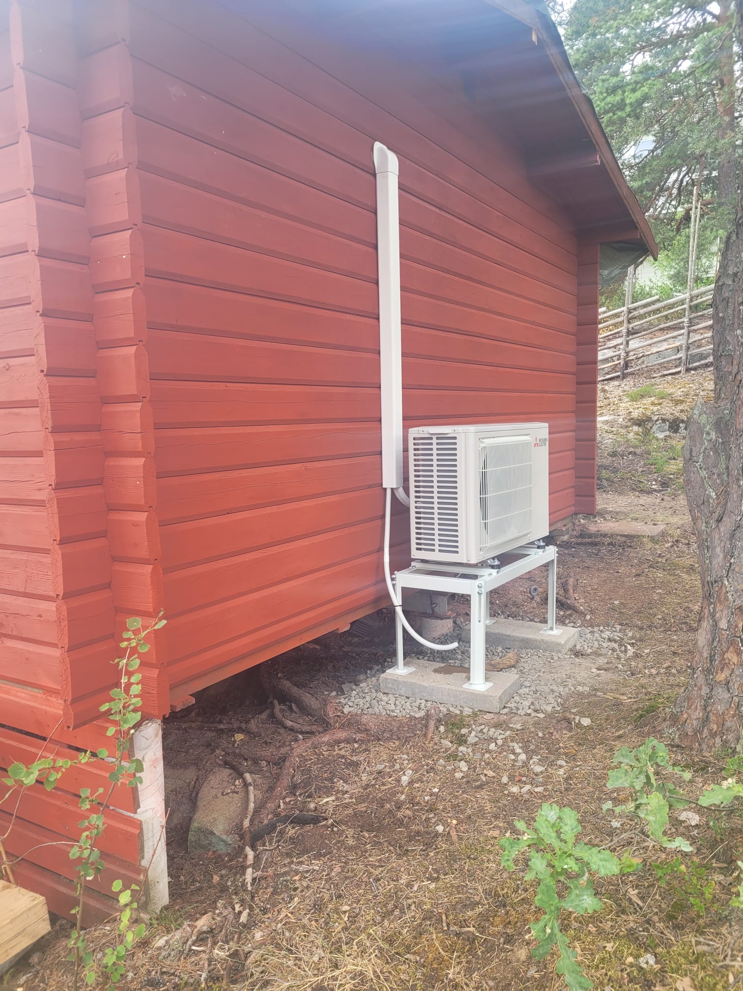 Alomit varmepump installation 0040