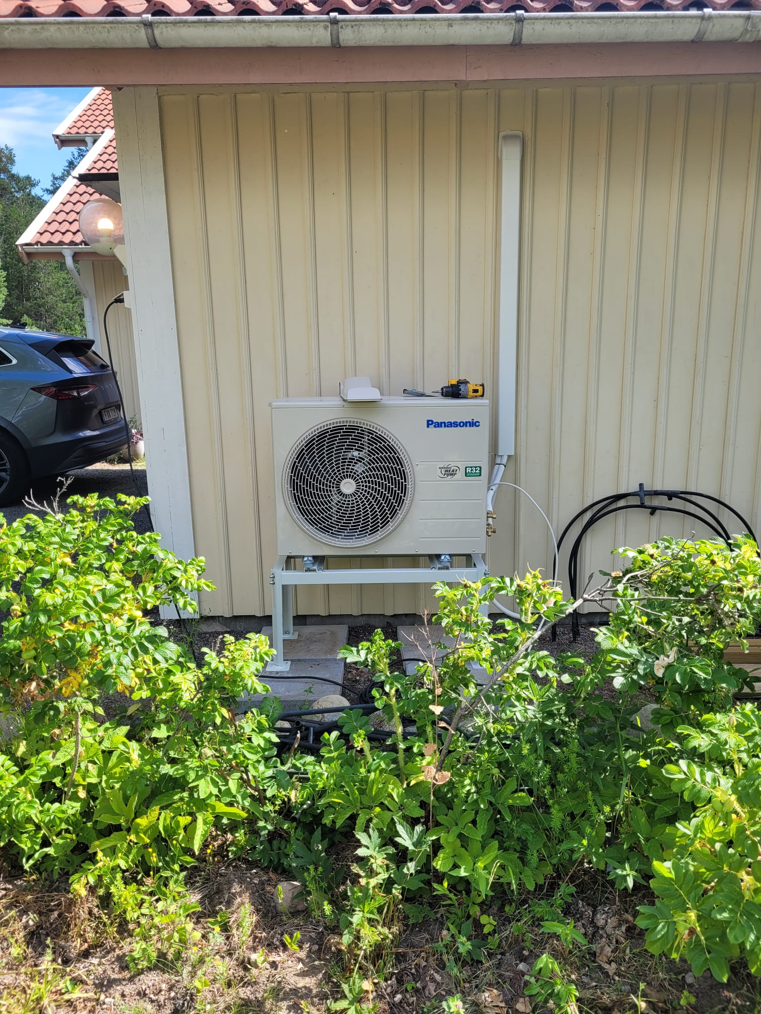 Alomit varmepump installation 0051