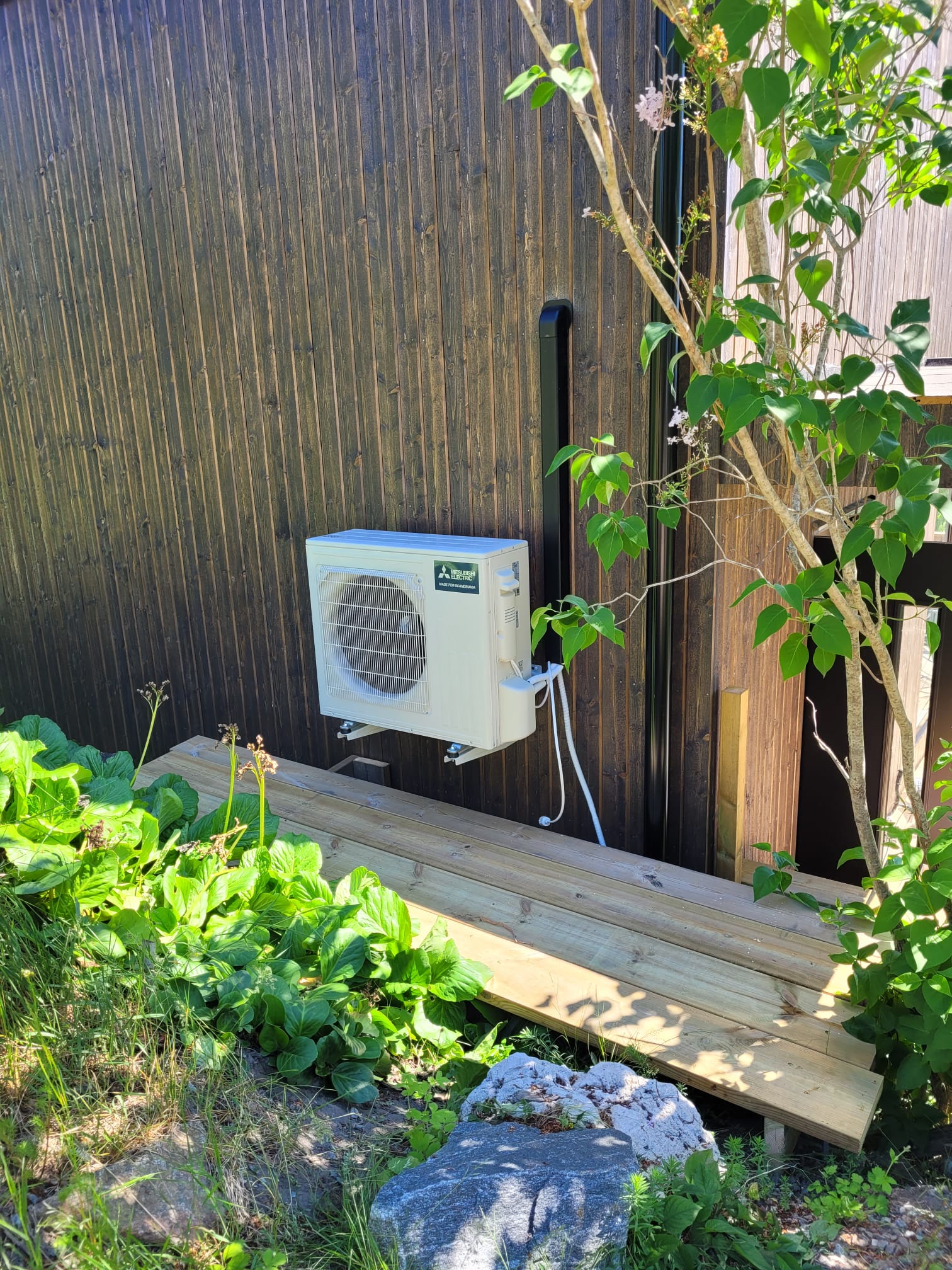 Alomit varmepump installation 0059