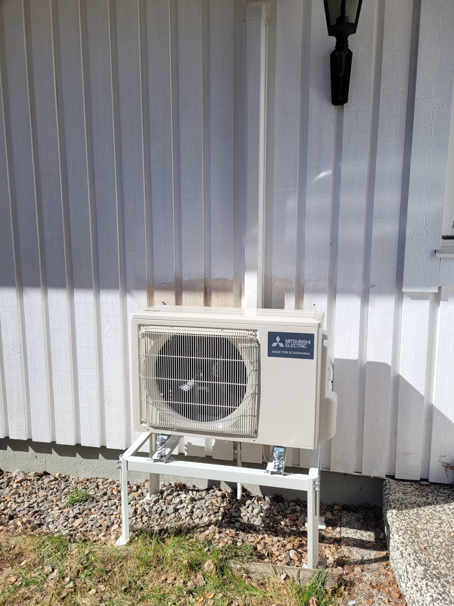 Alomit varmepump installation 0099
