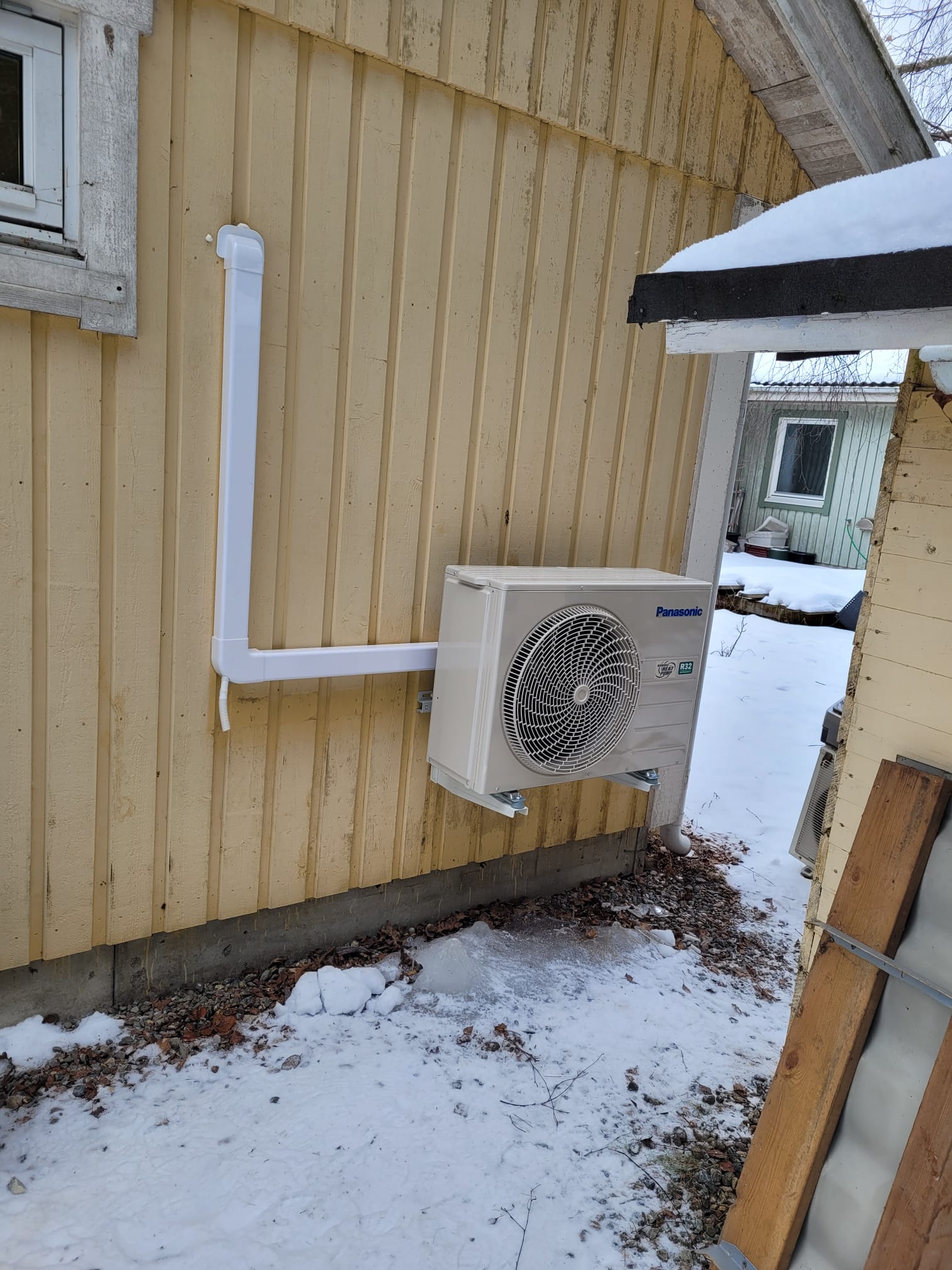 Alomit varmepump installation 0128