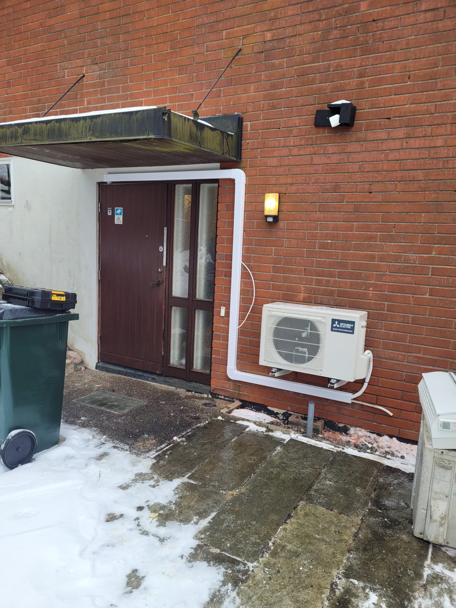 Alomit varmepump installation 0130