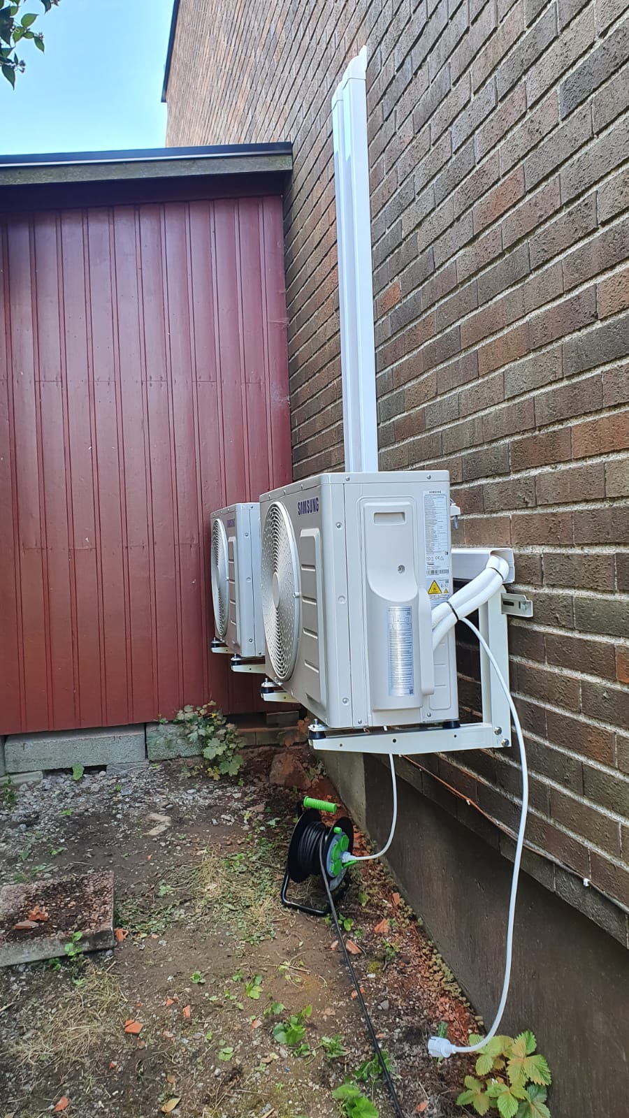 Alomit varmepump installation 0140