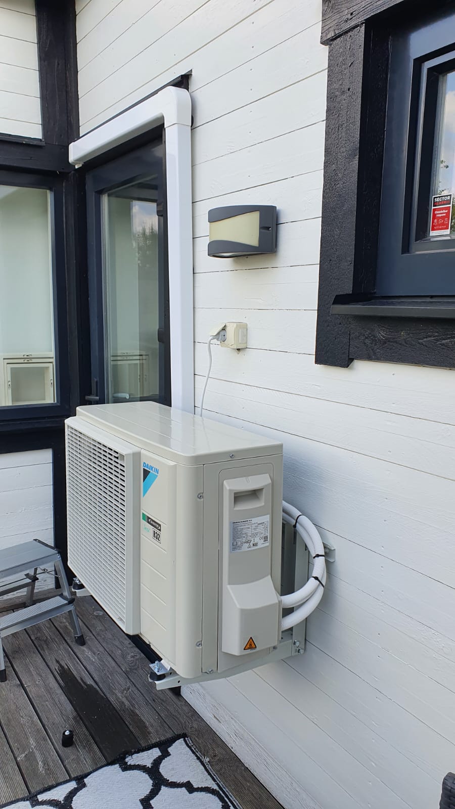 Alomit varmepump installation 0143