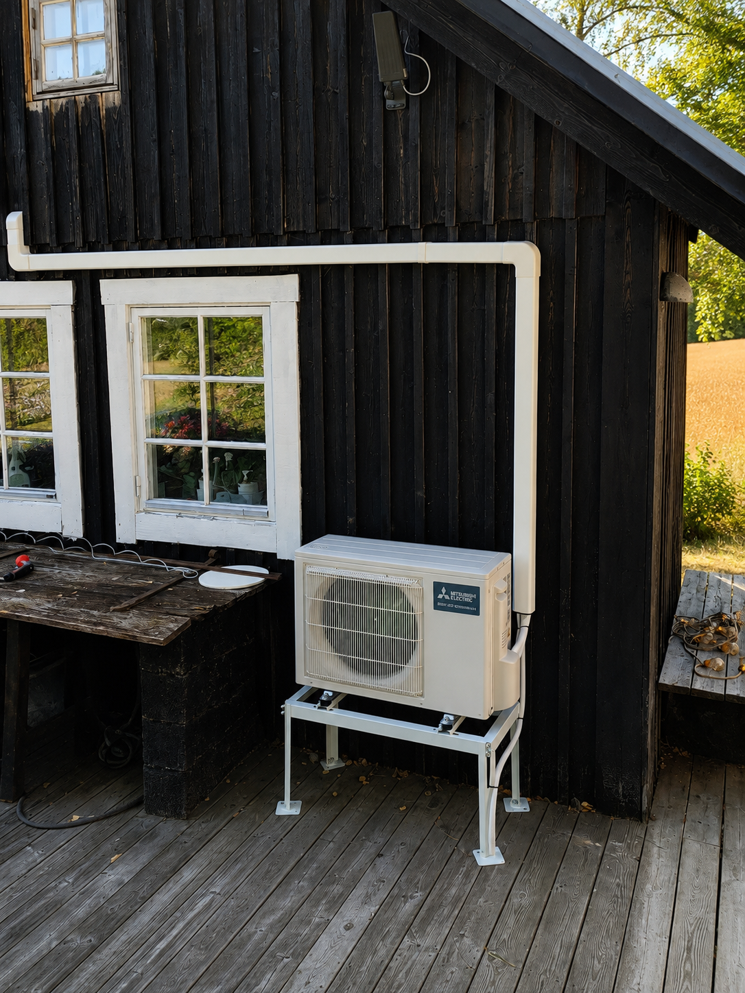 Alomit varmepump installation 0163